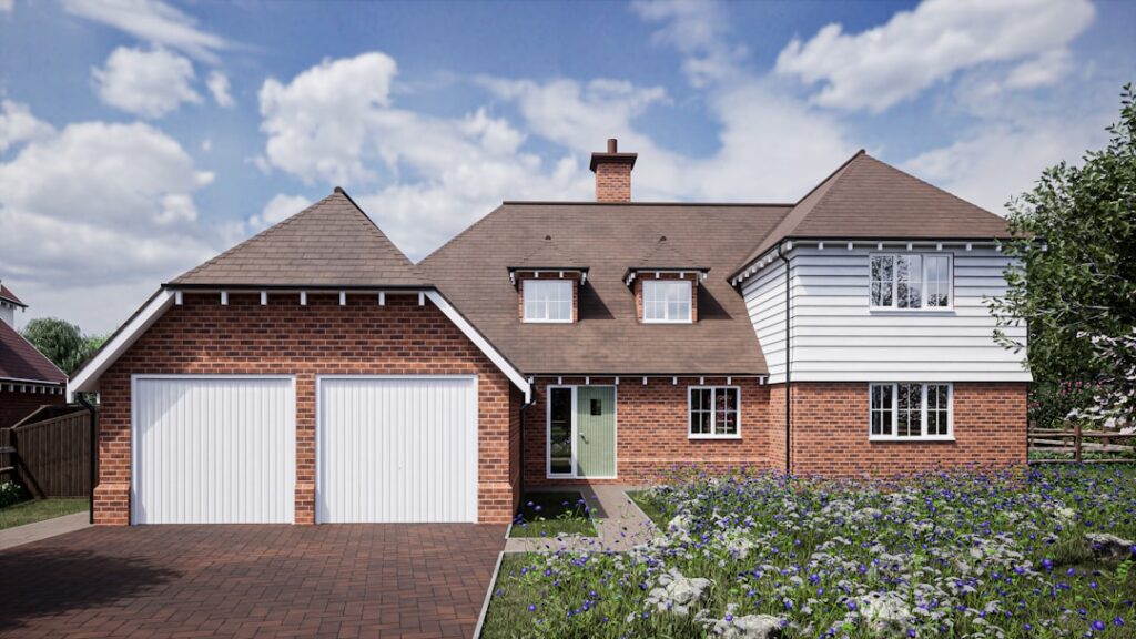 Residential CCTV and alarm installation for a UK home